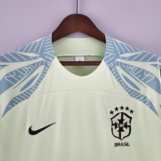 Camisa Seleção Brasileira Treino 2022/2023 Torcedor Masculina - Verde