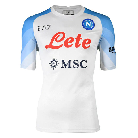 Camisa Napoli II 2022/2023 Torcedor EA7 Masculina - Branca