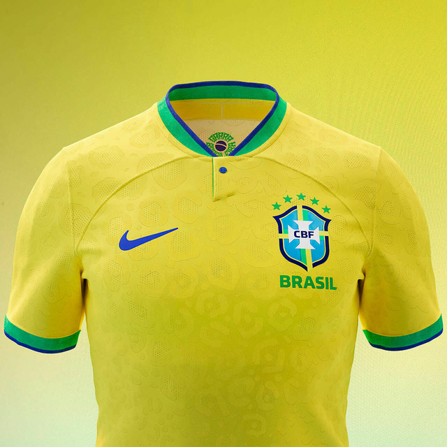 Camisa Brasil I 2022/2023 Torcedor Masculina - Amarela