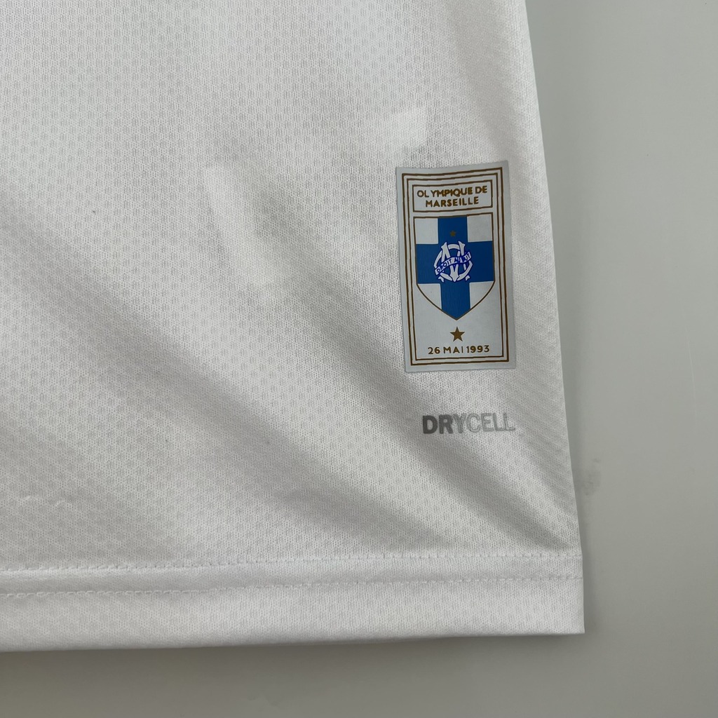 Camisa Olympique de Marseille Edição 30 anos UCL Jogador - Branca e