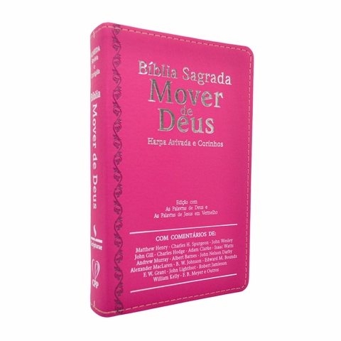 Bíblia Sagrada Mover de Deus - ARC - capa luxo - pink