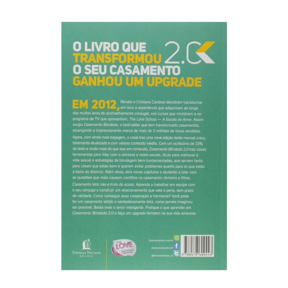 Livro Casamento Blindado 2.0 - Renato E Cristiane Cardoso, blindado shop