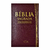 Bíblia Sagrada Com Referências - Luxo Vinho - SBU
