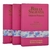 Kit 3 Bíblias Com Harpa Corinhos Letra Hipergigante Ziper Pink