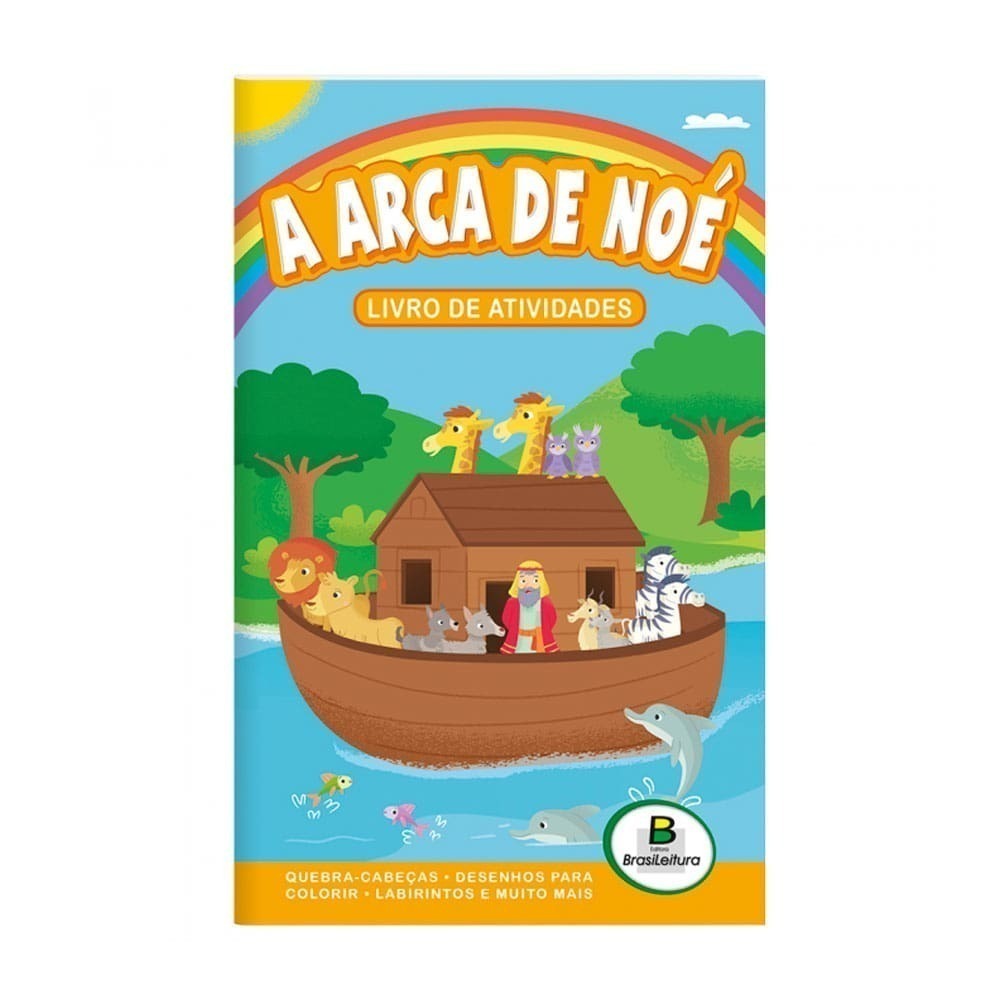 Livro Infantil A Arca De Noé Quebra-Cabeça - Distribuidora Ebenezer