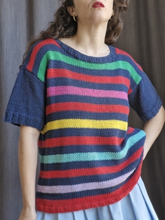 Remera Arcoiris vintage