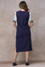 Vestido Midi Visco Crepe Listrado - Ref. 2417 - comprar online