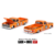 MINI GT - KAIDO HOUSE - CHEVY SILVERADO DUALLY - KAIDO WORKS V2 - ORANGE - #90