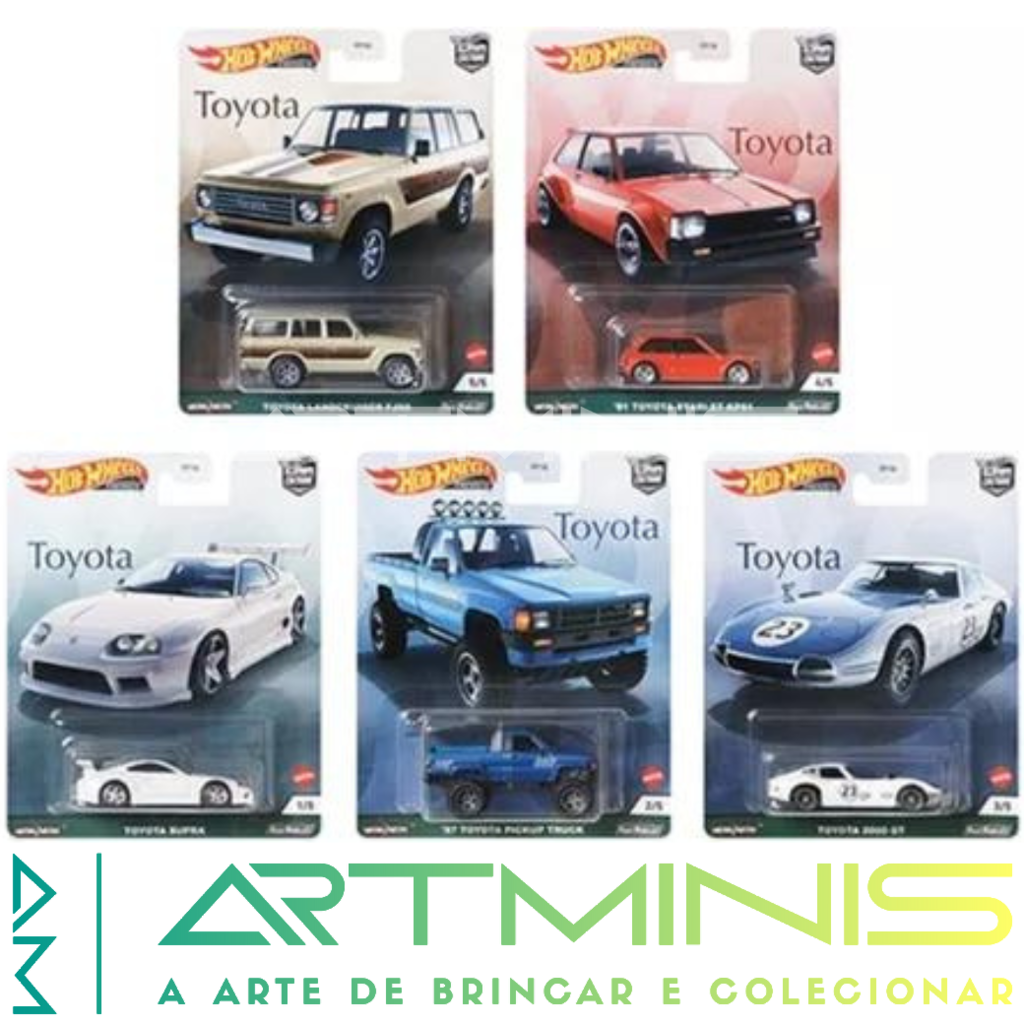 HOT WHEELS - PREMIUM SET - 2021 - CAR CULTURE - TOYOTA