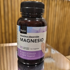 MAGNESIO Maxima absorcion - NATIER 50 cap - comprar online