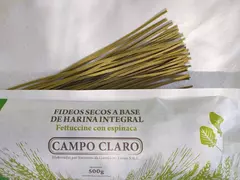 Fideos Espinaca Fettuccine 500gr Campo Claro