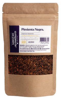 Pimienta Negra en Granos 100g. La Esquina de las Flores