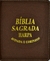 Bíblia Com Harpa Avivada E Corinhos Rc - Palavras De Jesus Em Vermelho - Pequena Zíper Marrom