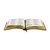 Bíblia Sagrada Bilíngue NAA Português Inglês Média Luxo Marrom - loja online