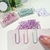 Clips Colorido Tom Pastel - Rosa, Roxo e Verde - 50 unidades - comprar online