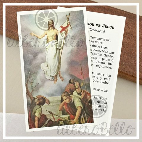Estampas x10, x50, x100 - Resurrección de Jesús