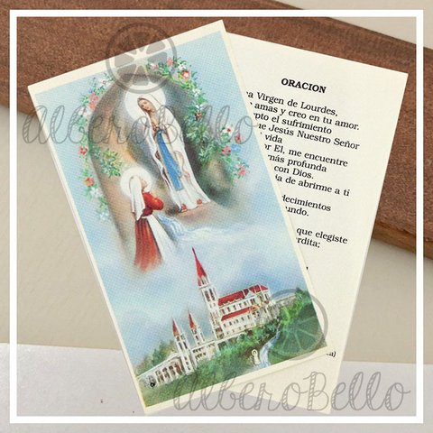 Estampas x10, x50, x100 - Virgen de Lourdes