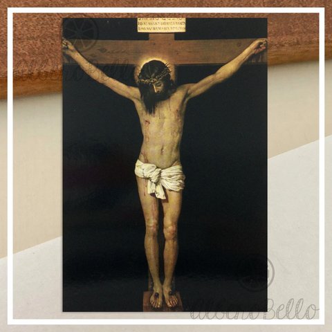 Postales x5, x10, x50 - Jesús Crucificado - Mod. Merida