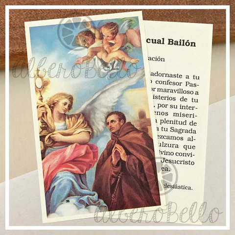 Estampas x10, x50, x100 - San Pascual Bailón