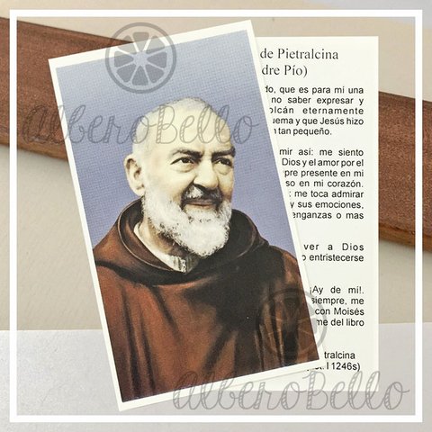 Estampas x10, x50, x100 - San Padre Pio