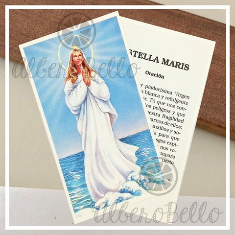 Estampas x10, x50, x100 - Virgen Stella Maris