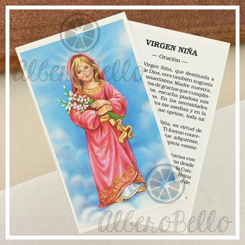 Estampas x10, x50, x100 - Virgen Niña