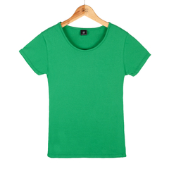 Remera Mujer Algodon Peinado Cuello Redondo Bracotex