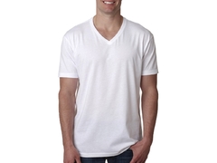 Remera Hombre Algodon Peinado Cuello V Bracotex