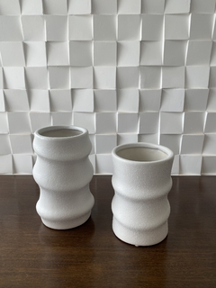 vaso de cerâmica branco - comprar online