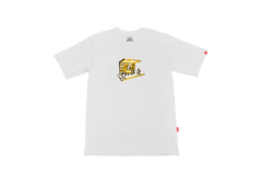 T- Shirt Collab Pinguim Buy Gold White