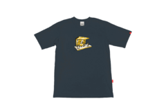 T- Shirt Collab Pinguim Buy Gold Gray