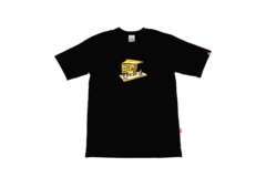 T- Shirt Collab Pinguim Buy Gold Black