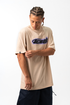 T-SHIRT TECHNO BEGE - comprar online