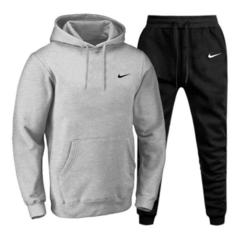 Conjunto Moletom Nike Blusa de Frio + Calça Casaco Masculino e Femini