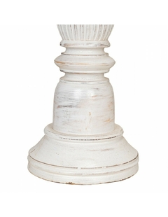 Candelabros Madera white wash. 60675 - comprar online