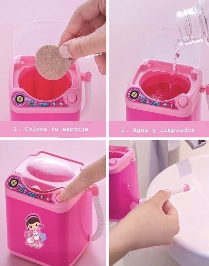 Mini lavadora de esponjas de maquillaje - GochiTienda
