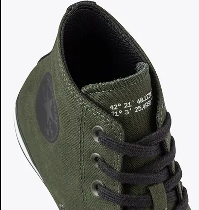 TÊNIS CONVERSE CHUCK TAYLOR ALL STAR CANO ALTO UNISEX Verde