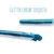 Glitter Azul Caribe Fino - coleção Emerson Nogueira