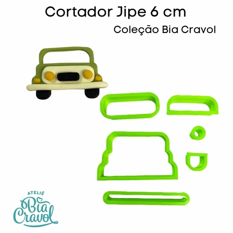 Kit Cortador Carrinho Tipo Fusca 2 Peças Confeitaria Biscuit