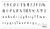 Mini Placa de Acrilico de Alfabeto - mod 02 - Coleção Bia Cravol - comprar online