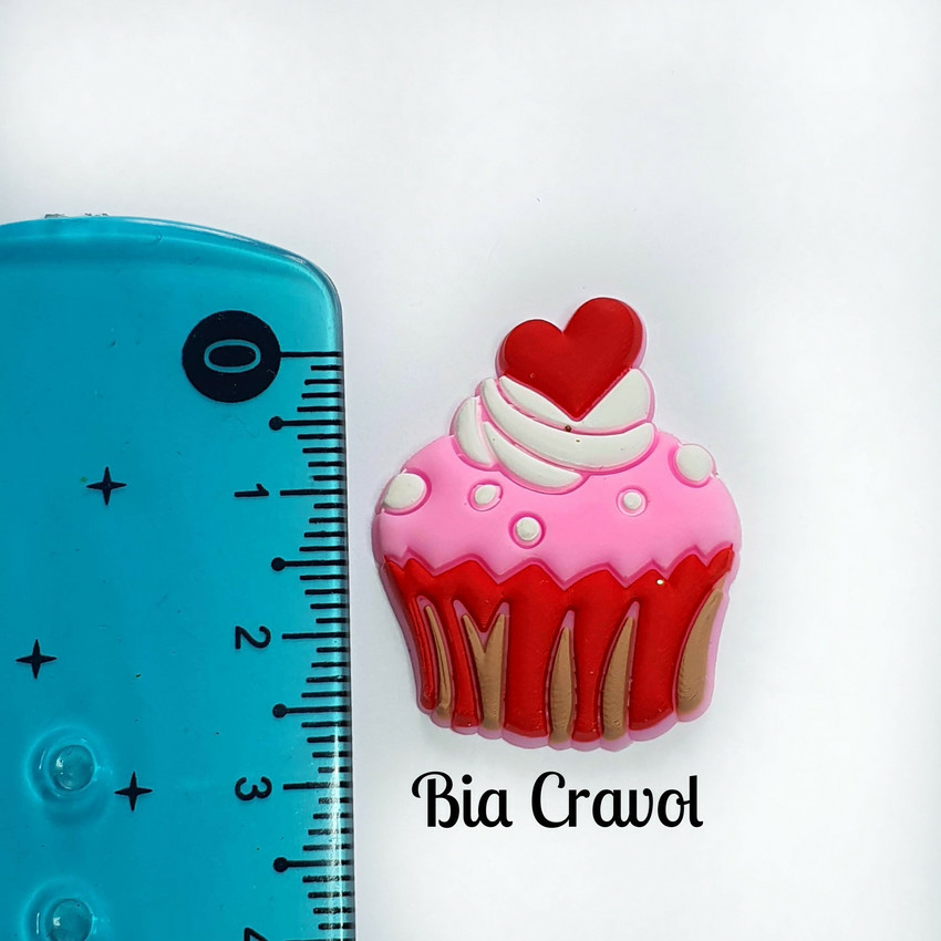 Aplique de Silicone - Cupcake I