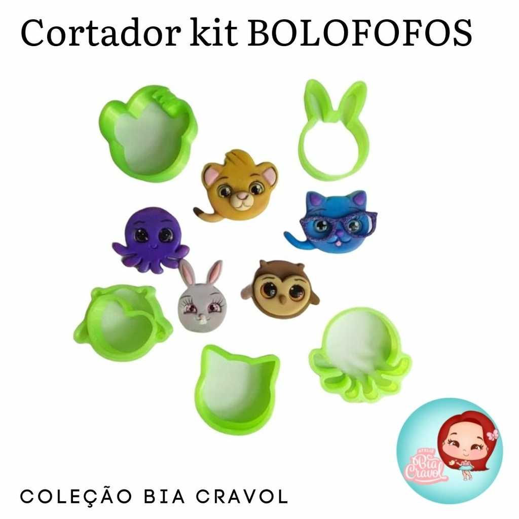 Lembrancinhas Bolo Fofos - 30 Peças