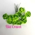 Mini Rosa de Papel pequena -cor verde- pct 12 unid