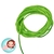 Cordão de poliéster - Verde neon - rabo de rato 2 mm - 5 metros
