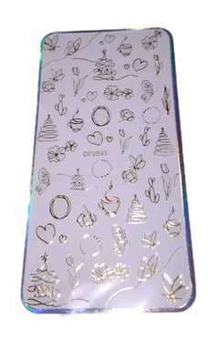 Sticker Dorados, varios modelos - Valkiria Insumos Nails