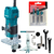 TUPIA 6 MM (1/4 POL) 530 WATTS + JOGO DE FRESA - 3709-P - MAKITA