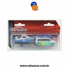 1:64 MAJORETTE - Trailer - Van Volkswagen T6 e Trailer Barco