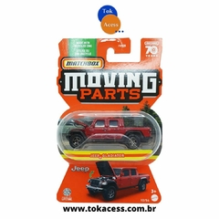 Miniatura 1:64 Matchbox - Moving Parts - Jeep Gladiator Vermelho