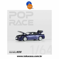 Miniatura 1:64 Pop Race - GTR Nismo 400R Roxo - PR64-51 - comprar online