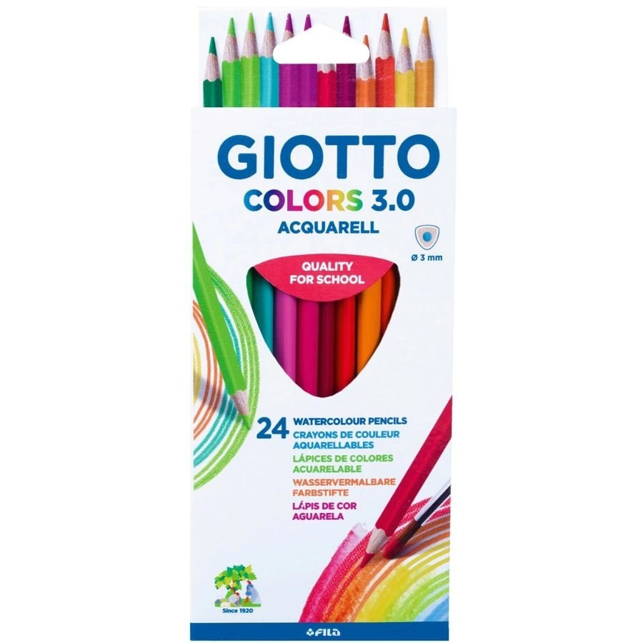 Lápis de Cor Giotto 3.0 24 Cores